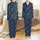Men's Whimsical Hanukkah Navy Menorah Dreidel Star Pajama Bottoms Satin Pajamas Set - 1