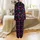 Family Matching Happy New Year Pajamas: Vibrant Fireworks & Cursive Text Print - Cozy Polyester Spandex Sleep Set Satin Pajamas Set - 3