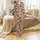 Pancake & PJ Party Christmas Pajamas: Festive Hand-Sketched Golden Pancake & Elf Sleep Set Satin Pajamas Set - 2