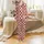 Holiday Pizza Party Pajamas: Red Checkerboard Gingerbread & Christmas Tree Sleep Set Satin Pajamas Set - 2