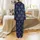 Christian Family Christmas Sleep Set: Emmanuel God With Us Nativity & Matthew 1:23 Print Satin Pajamas Set - 3