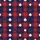 Couples' Matching King & Queen of Hearts Flannel Sleepwear, Red Navy Tartan Plaid Satin Pajamas Set - 4