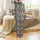 Family Matching Holiday Sleepwear: Navy Gingerbread Cookies & Cocoa Pattern - Soft Spandex Blend Set Satin Pajamas Set - 3