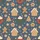 Family Matching Holiday Sleepwear: Navy Gingerbread Cookies & Cocoa Pattern - Soft Spandex Blend Set Satin Pajamas Set - 4