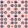 Dog Lover's Baby Pink & Navy Good Dog Pattern: Golden Retriever, Pug, Corgi, Labrador Faces Graphic Satin Pajamas Set - 4