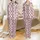 Dog Lover's Baby Pink & Navy Good Dog Pattern: Golden Retriever, Pug, Corgi, Labrador Faces Graphic Satin Pajamas Set - 1