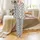 Dog's Playful Construction Vehicle 'FRIDAY' Button-Up Pajamas, Size L Satin Pajamas Set - 2