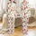 Cozy Christmas Pajamas: Pancakes & Plaid Watercolor Holiday Sleep Set Satin Pajamas Set - 1