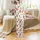 Cozy Christmas Pajamas: Pancakes & Plaid Watercolor Holiday Sleep Set Satin Pajamas Set - 3