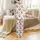 Family Funny Santa Says Six Seven 67 Meme Christmas Festive Polyester Spandex Pajamas Satin Pajamas Set - 3