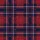 Personalized Valentine's Day Crimson Navy Plaid Heart Flannel Sleep Set Satin Pajamas Set - 4