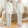 Unisex Satin Pajamas: Elegant Sage Green Pine & Cranberry Berry Botanical Sleep Set Satin Pajamas Set - 1