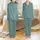 Bridal Party Personalized Pajamas: Muted Teal Botanical Satin Sleepwear Gift Satin Pajamas Set - 1