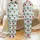 Festive Christmas Amigurumi Santa & Gingerbread Aqua Stripe Loungewear Set Satin Pajamas Set - 1