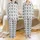 Bridesmaid Group Personalized Grey Gingham Script R Botanical Design Rayon Relaxed Fit Sleep Set Satin Pajamas Set - 1