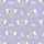 Whimsical Elephant Loungewear: Lavender Plushie Character Pattern - Stars & Moons Sleep Set Satin Pajamas Set - 4