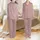 Women's Modal Pajamas: Delicate Rose Botanical Print, Drain Pockets, Post-Op Loungewear Satin Pajamas Set - 1