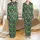 Christmas Family Pajamas: Playful Elf Reindeer Gingerbread Snowflake Pattern - Festive Holiday Sleepwear Satin Pajamas Set - 1