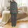 Personalized Family Christmas Satin Pajamas: Elegant Burgundy Green Stripe & Script Design Satin Pajamas Set - 3