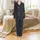 Women's Retro Neon Christmas Snowman Tree Holiday Polyester Spandex Sleep Set Satin Pajamas Set - 2