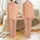 Bridal Party & Bride: Personalized White 'Love' Script on Peach-Orange Silky Satin Camisole & Shorts Pajamas Set Satin Pajamas Set - 1