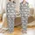 Greyhound Dog Abstract Print Zip-Up Pajamas Digital Sewing Pattern – S/M, Advanced Beginner, Video Tutorial Satin Pajamas Set - 1