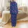 Adult Stardust Playful Cosmic Planets, Stars & Nebulae Bamboo Comfort Loungewear Satin Pajamas Set - 3