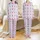 Playful Hearts Pattern: Fuchsia Pink Purple Stylized Dot Art - Whimsical White Background Print Satin Pajamas Set - 1