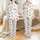 Funny Goose & Duck Christmas Pajamas: Whimsical Holiday Reindeer & Tree Print Sleep Set Satin Pajamas Set - 1