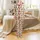 Gingerbread Family Holiday: Brown Argyle Candy Cane Pattern - Soft Long Sleeve Sleep Set Satin Pajamas Set - 2