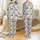 Pet Parent Custom Pajamas: Realistic Dog Breed Art & Your Pet Photo Satin Sleep Set Satin Pajamas Set - 1