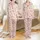 Women's PJs & Prosecco Celebration Pajamas: Rose Gold Glitter, Pearl & Champagne Sleep Set Satin Pajamas Set - 1