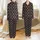 Luxury Initial Monogram Design: Rich Chocolate Script Pattern - Personalized Canvas Satin Pajamas Set - 1