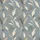 Breastfeeding Merino Wool Sleep Gown: Pampas Grass Muted Grey-Blue Organic Print Satin Pajamas Set - 4