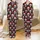Funny Santa Skull Christmas Pajama Set: Black, Red & White All-Over Pattern - Polyester Spandex Satin Pajamas Set - 1