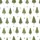 Cozy Winter Style: Whimsical Olive Forest Seamless Pattern - Hand-Drawn Evergreen Textile Art Satin Pajamas Set - 4