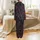 Romantic Aesthetic Black Plaid: Sketched Hearts, Arrows, T&L Initials All-Over Motif Satin Pajamas Set - cnz5y9aw_h