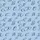 Elegant Monogram Style: Sky Blue Hand-Drawn Initial Pattern - Seamless Print Design Satin Pajamas Set - 4