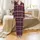 Hubby Wifey Matching Pajamas: Navy Tartan Cotton Flannel Couples Sleep Set Satin Pajamas Set - 2