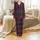 Classic Tartan Plaid: Deep Navy Crimson Red Gold Geometric Pattern - Heritage Style Motif Satin Pajamas Set - 2