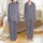 Women's Soft Cotton Pajamas: Dusty Blue Hand Block Print Rose Pink Indigo Floral Motif Satin Pajamas Set - 1