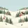 Winter Wonderland Dream: Santa, Deer & Moose Snowy Forest Narrative - Hand-Drawn Storybook Graphic Satin Pajamas Set - 4