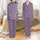 Personalized Pet Lover's Pajamas: Custom Golden Labrador Photo & Paw Print on Purple Polyester Pajamas Set Satin Pajamas Set - 1