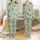 Toddler Two-Piece Bamboo Pajama: Whimsical Hand-Drawn Bumble Bees & Daisies Sage Green Design Satin Pajamas Set - 1