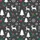 Family & Couple Matching Holiday Sleepwear: Charcoal Christmas Tree Snowflake Reindeer Bamboo Viscose Set Satin Pajamas Set - 4