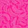 Women's Luxurious Luminous Magenta Fluffy Feather Pattern Hot Pink Fuchsia Pearl White Wrap Satin Pajamas Set - 4