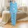 Cloud Dreamer's Azure Sky Cumulus Pattern Loose-Fit Polyester Pajamas Satin Pajamas Set - 2