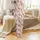 Couples Matching Christmas Pajamas: Retro Santa & Helper Pattern Sleepwear Set Satin Pajamas Set - 2