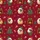 Guinea Pig Lover's Cozy Spandex Christmas Pajamas: Festive Guinea Pig Santa Hats & Holiday Tree Print Satin Pajamas Set - 4