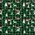 Custom Family Couple Dog Matching Pajamas: Green Plaid Deer Snowflake Monogram Long Sleeve Set Satin Pajamas Set - 4
